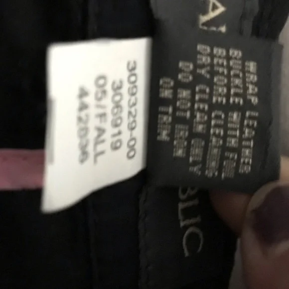 Banana Repúblic black belted jacket L - Picture 7 of 8